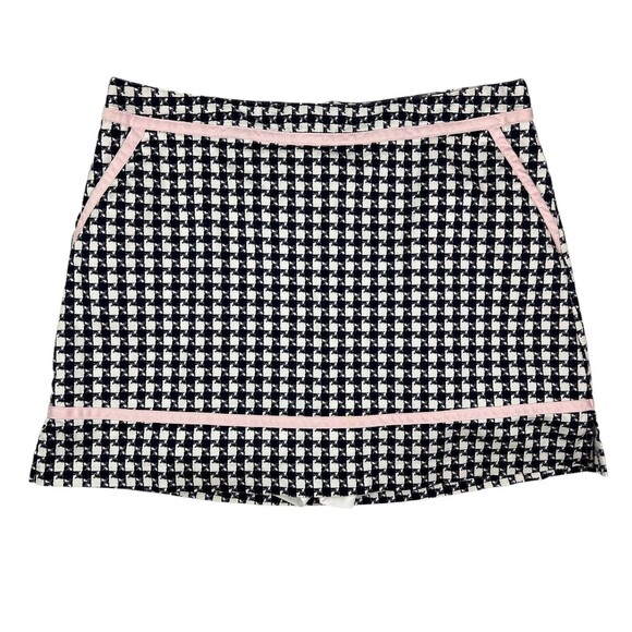 Lady Hagen Houndstooth Golf Skort  Women's 14  Blue & Pink Activewear Pickleball - Picture 1 of 9